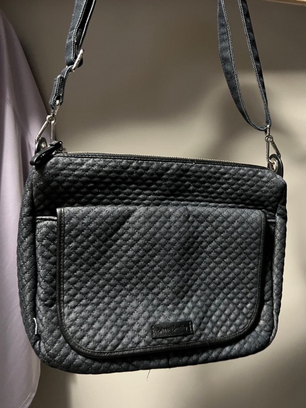 Vera Bradley Carson Shoulder Bag Crossbody in Denim